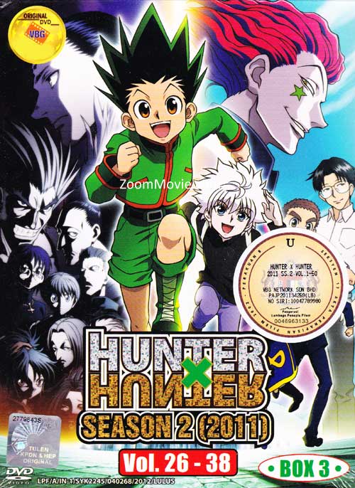 Hunter x Hunter (Season 2) Box 3 episode 26-38 Japanese Anime (2012) DVD
