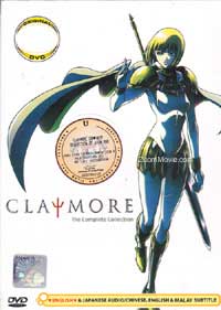 Claymore Japanese Anime DVDs