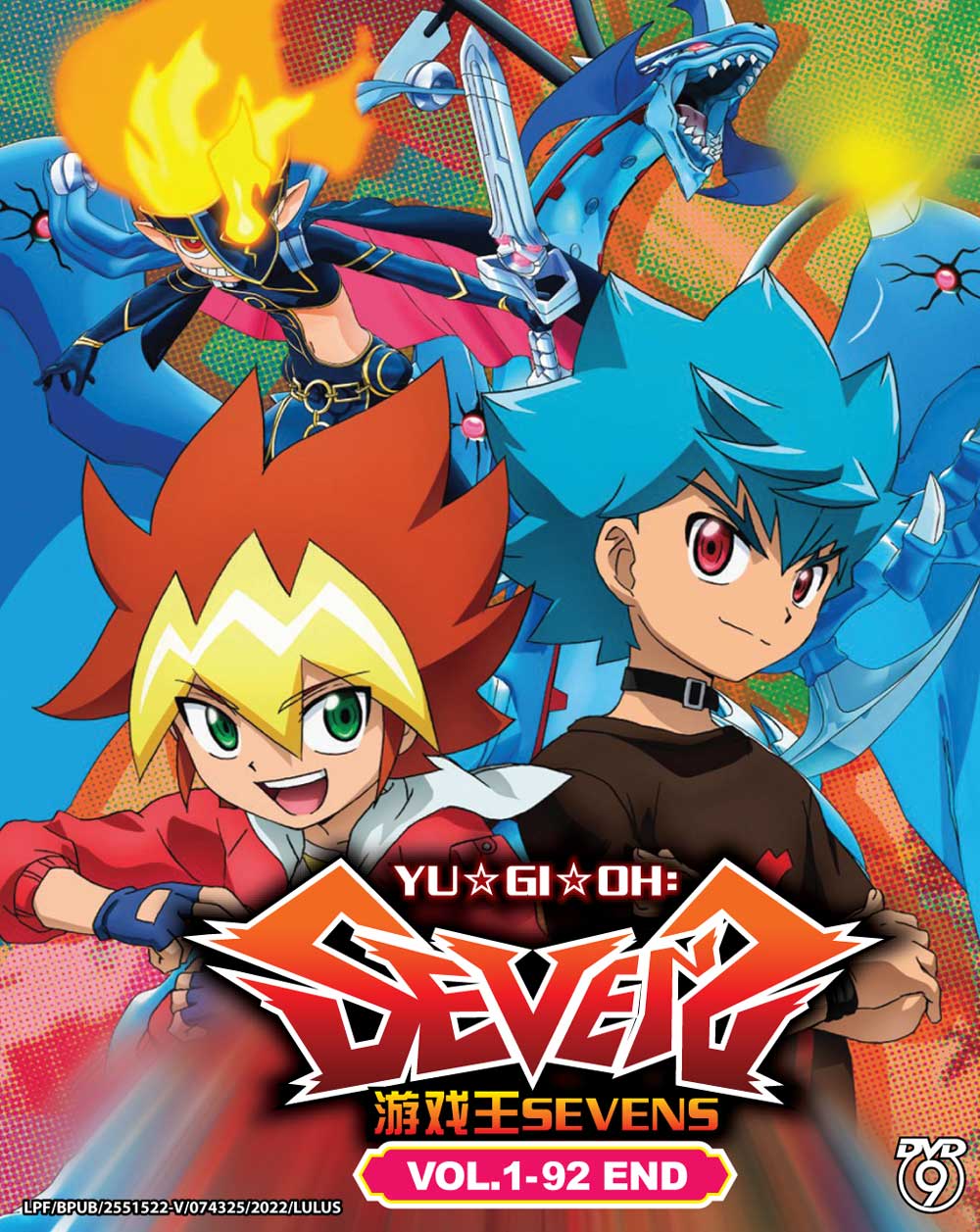 Yu-Gi-Oh! Sevens (DVD) (2022) Anime | Ep: 1-92 end (English Sub)