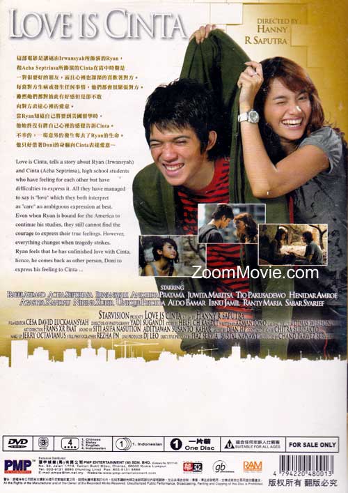 Love Is Cinta Indonesian Movie DVD