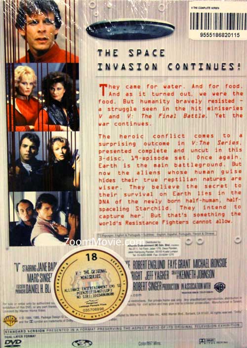 V (Complete Miniseries) complete episode 1-19 American TV Series (1984) DVD