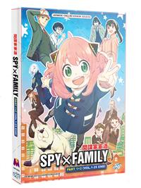 DVD Japan Anime Spy x Family (Episode.1- 12 End) ENGLISH AUDIO All Region