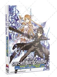 Sword Art Online Season 1-3+GGO+Alicization 4 Special+ 3 MOVIE +