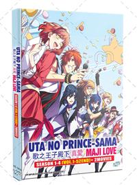 Uta No Prince-Sama  : Maji Love Season 1-4 + 2 Movie (DVD) (2011-2019) Anime