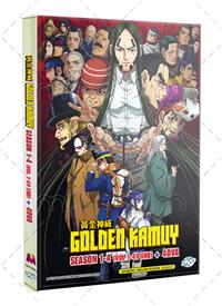 Golden Kamuy Season 1-4  + 4OVA (DVD) (2018-2021) Anime